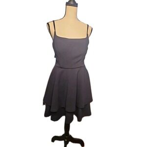 Francesca's Babydoll Mini Dress‎ Blue, Size Medium New